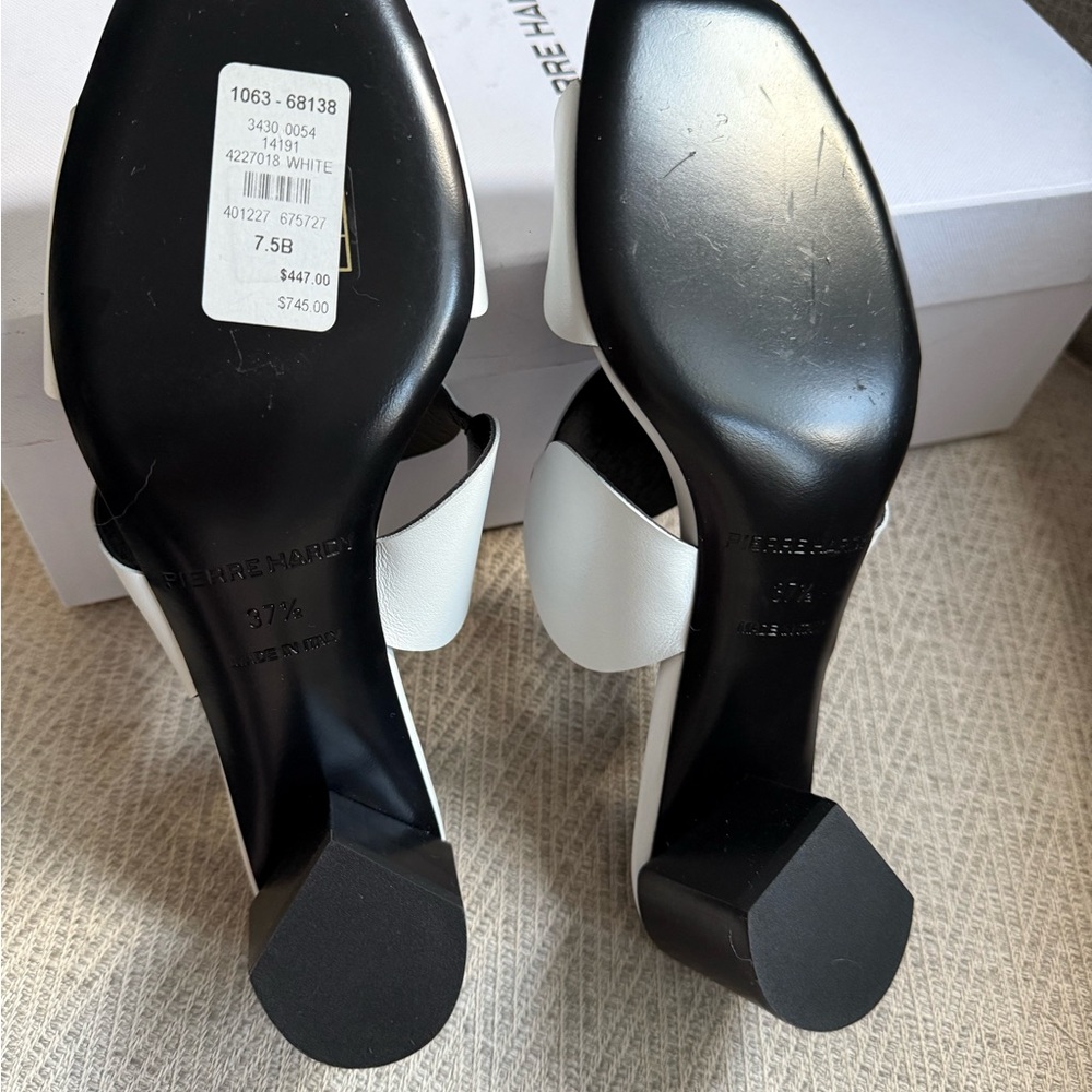 Pierre Hardy Women's Bulles Black and White Sandals - Picture 6 of 7